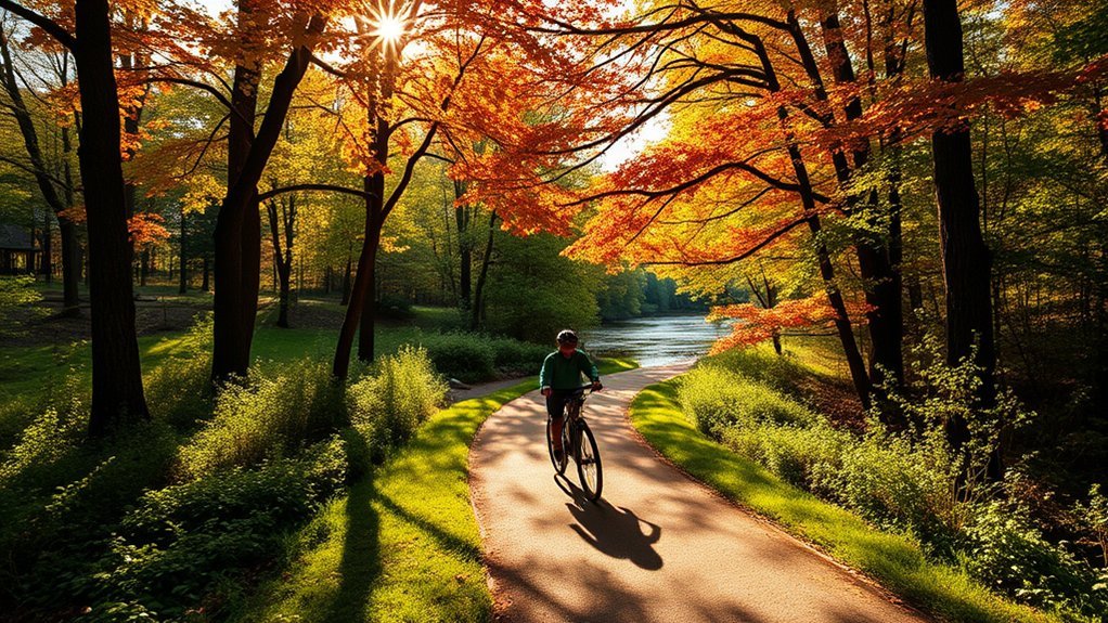 scenic paved trail experience