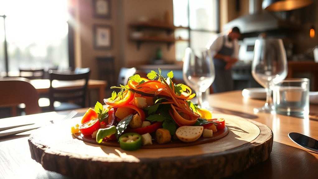 seasonal local farm to table cuisine