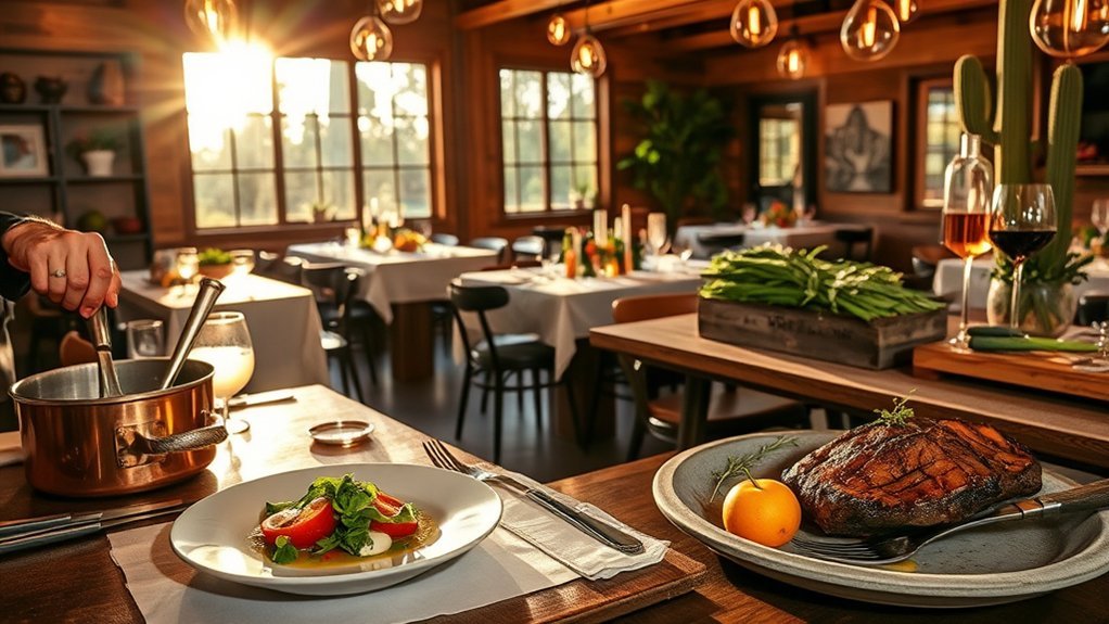 seasonal local ingredient driven dining