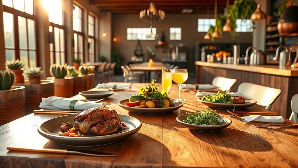 seasonal provenance driven elevated dining