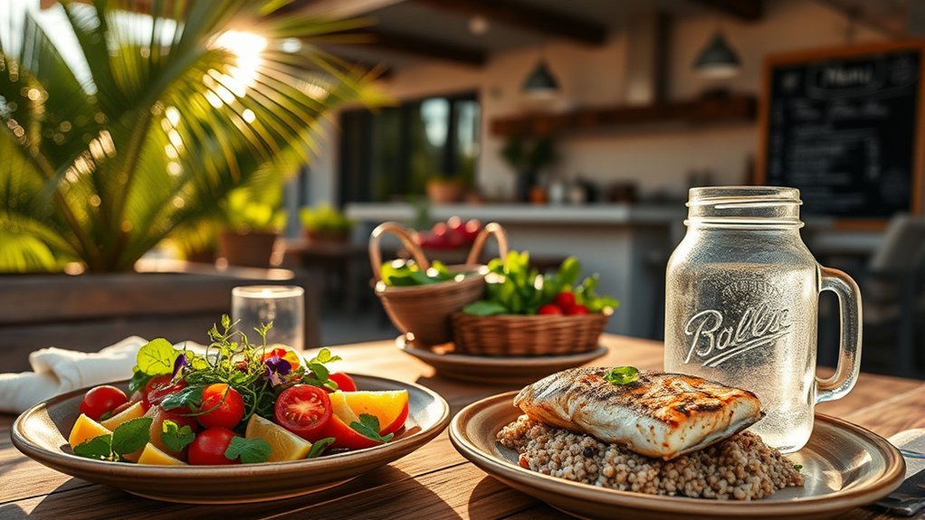 seasonal vibrant farm to table meals