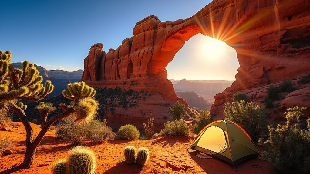 sedona camping trail adventure