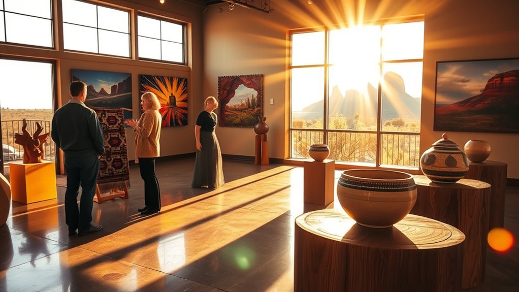 sedona galleries showcasing local talent