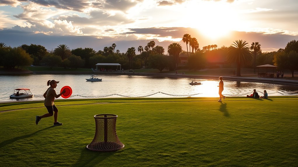 shaded 18 hole disc course