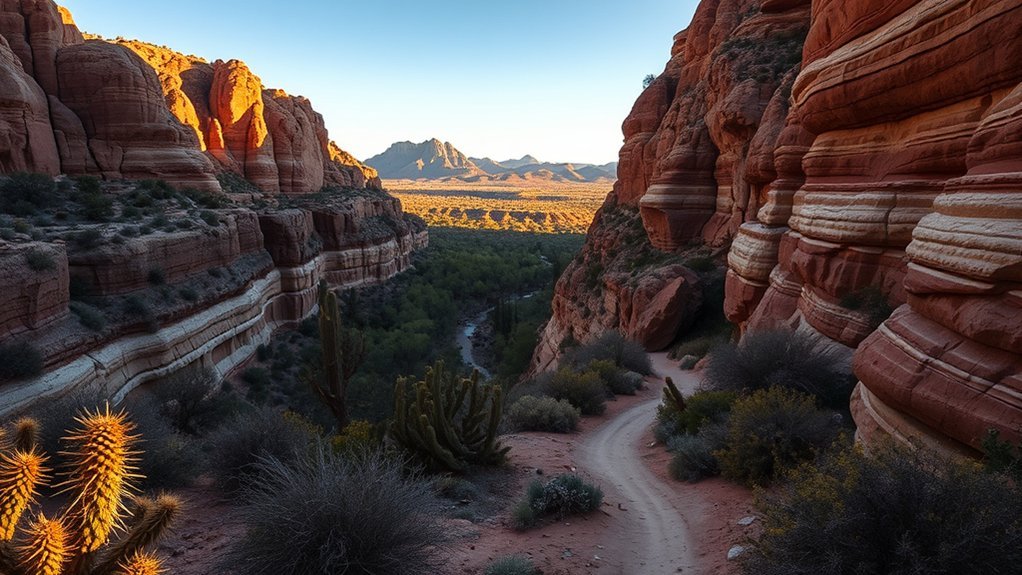 shaded creekside restorative hike