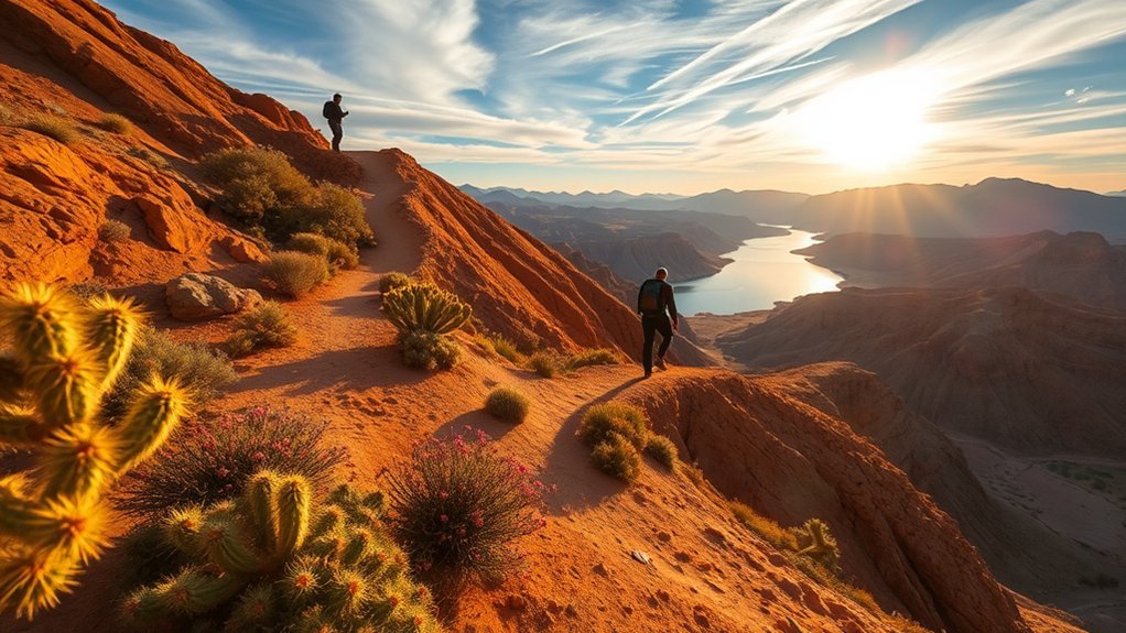 shaded lakeside family trails