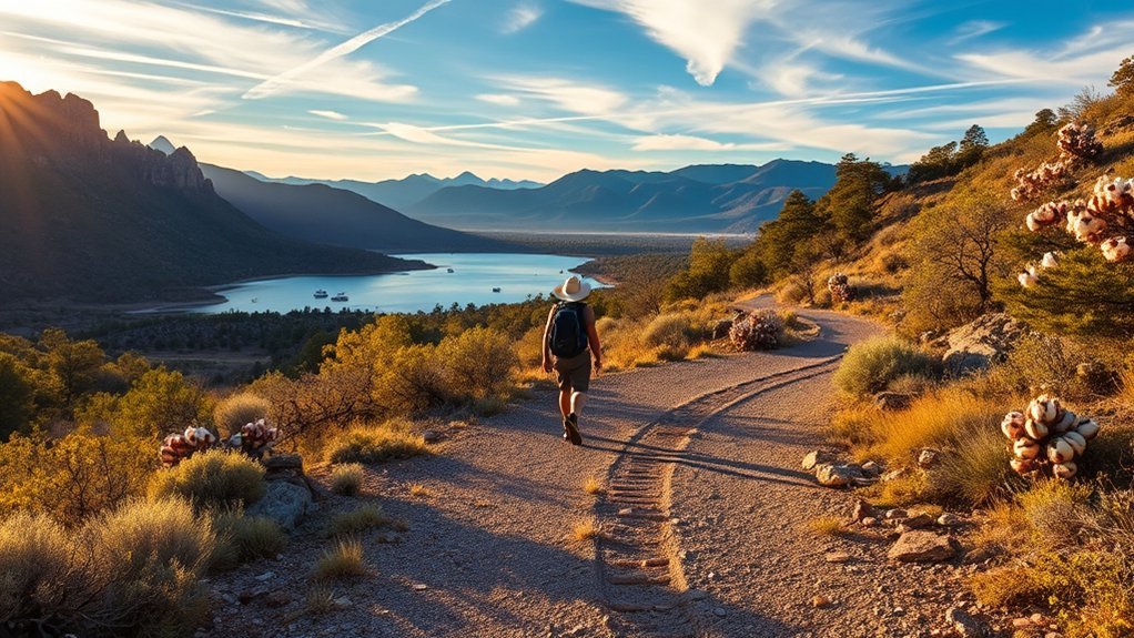 shaded steady multi use trail