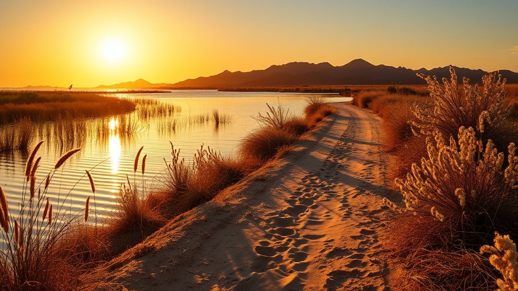 short accessible lakeside birding loop