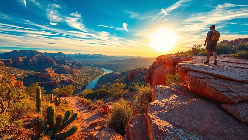 short rocky overlook bring water