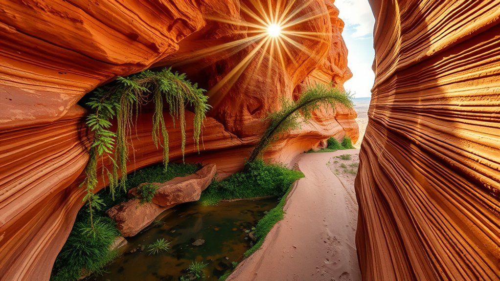 short scenic seasonal cliff trail