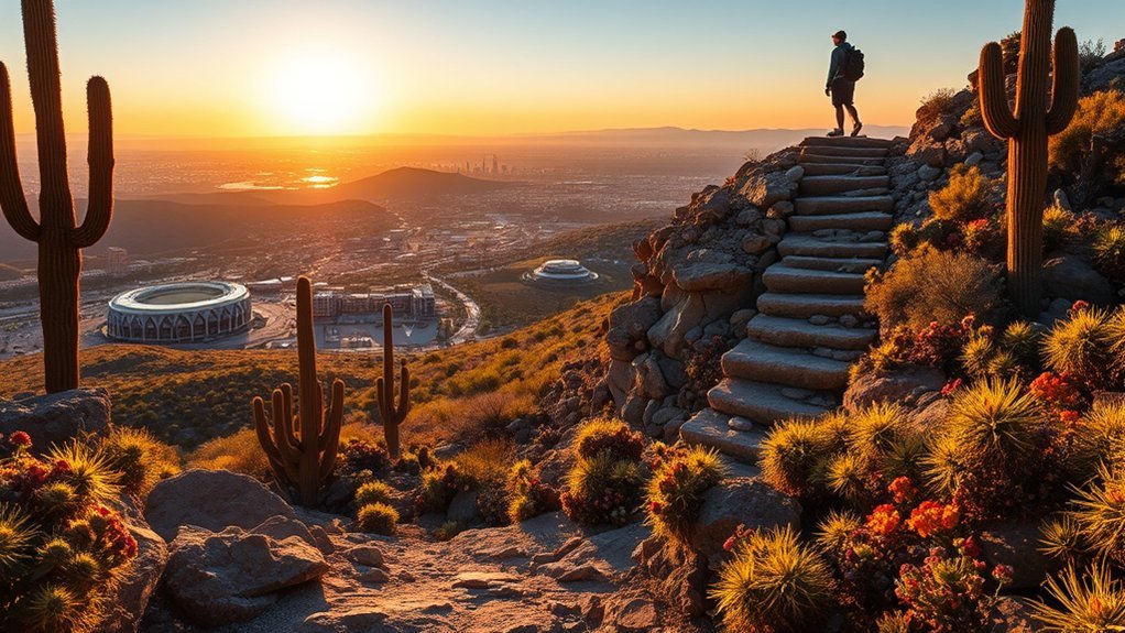 short steep scenic sunrise sunset hike