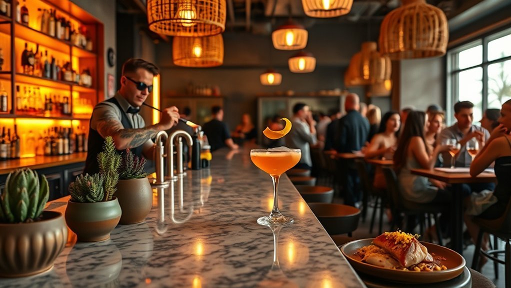 signature cocktails local vibes