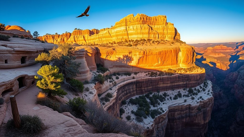 sinagua cliff dwellings view