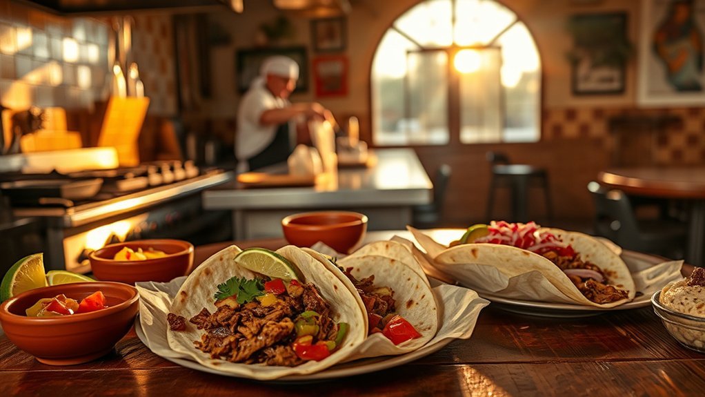 sonoran flour tortilla taco experience