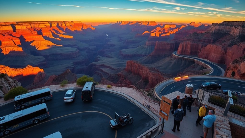 south rim access and logistics