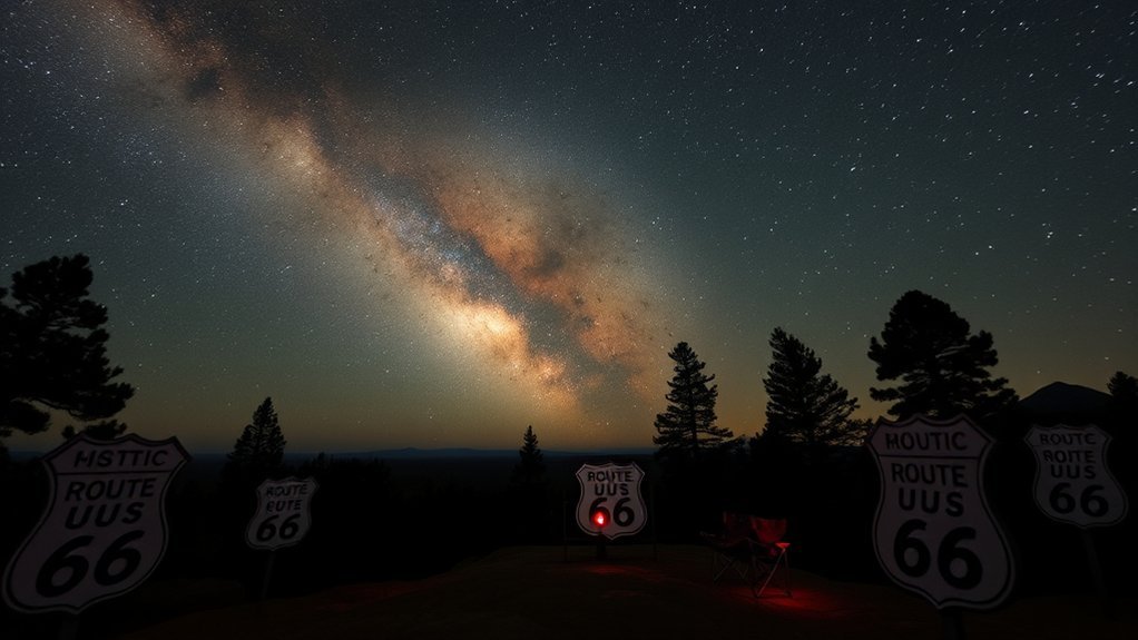 stargazing under williams milky way