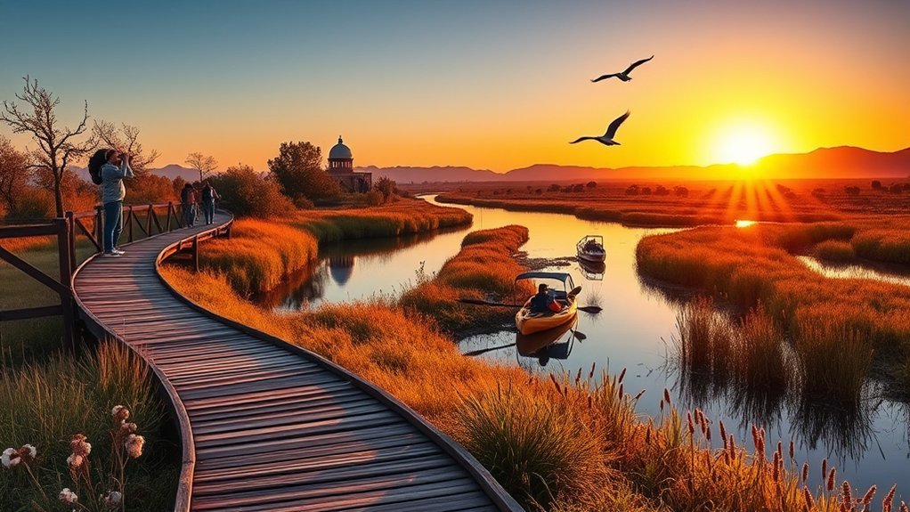 stargazing wetland birdwatching trails