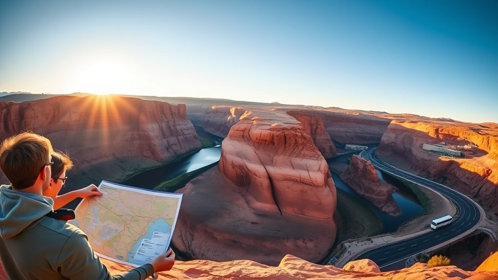 stay near horseshoe bend