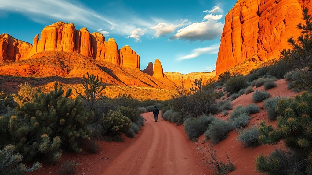 steady switchbacks to vistas