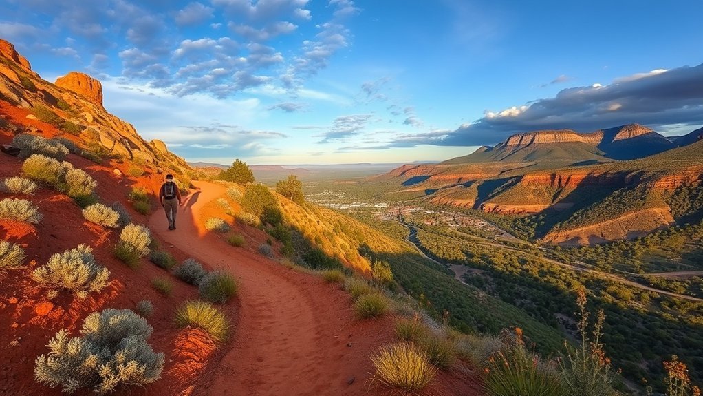 steep rocky scenic connector trail