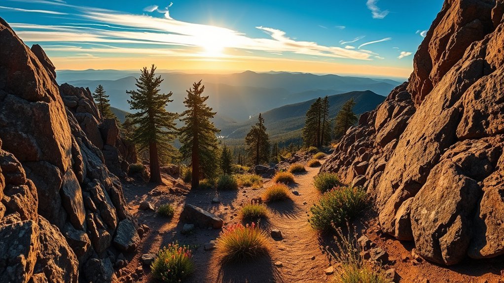 strenuous alpine summit hike