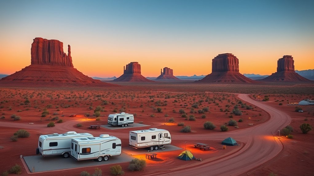 stunning rv and wilderness camping