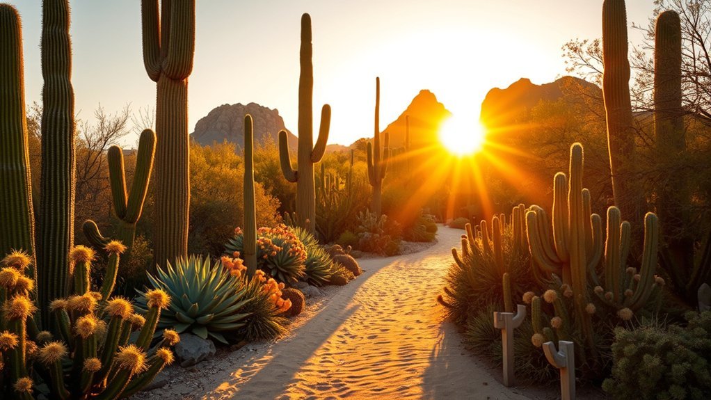 sunlit desert garden learning