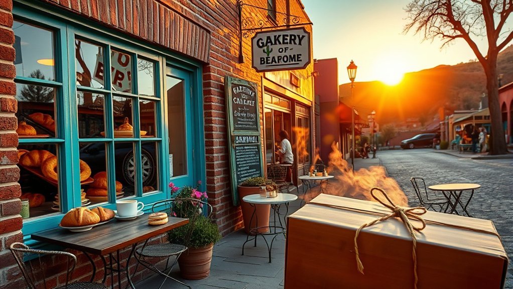 sunlit hilltop bakery aromas