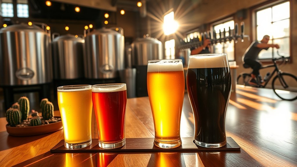 sunlit taprooms desert flavored brews