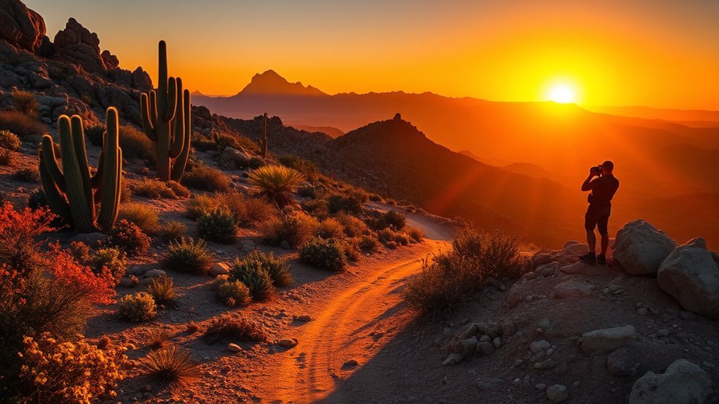 sunrise and sunset hikes