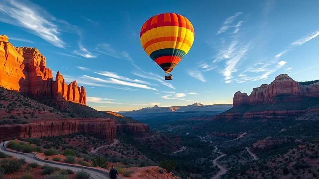 sunrise sedona hot air balloon