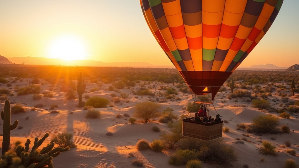 sunrise sonoran hot air balloon