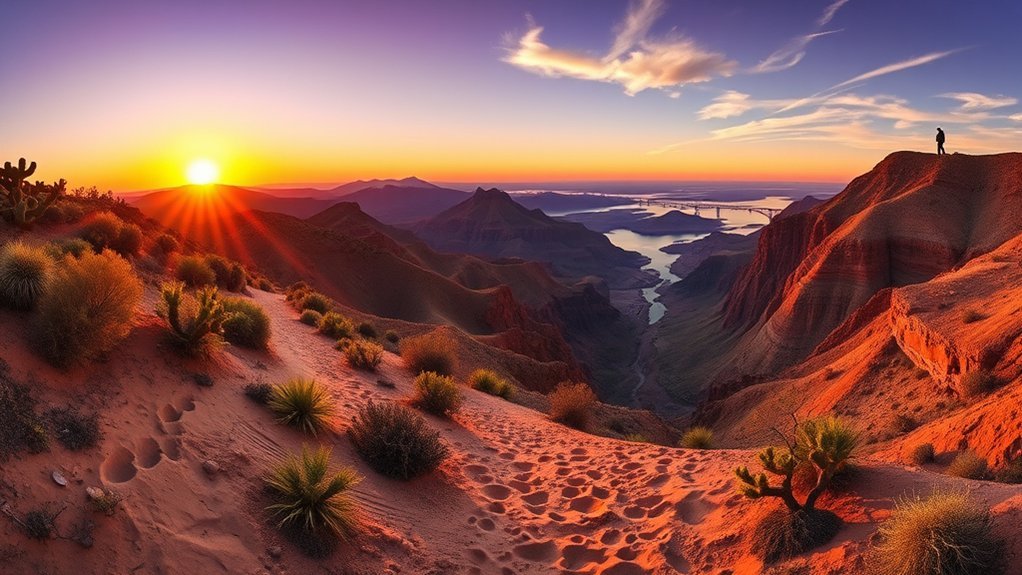 sunrise sunset scenic overlooks