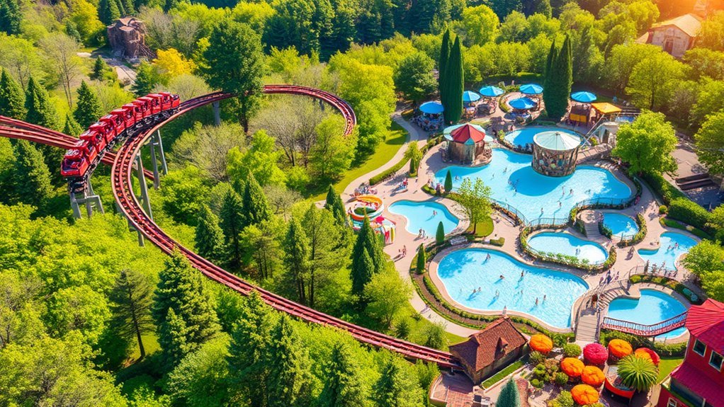 thrilling family amusement park