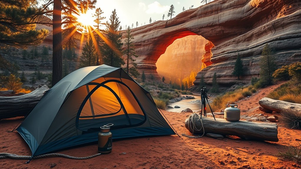 tonto natural bridge camping tips