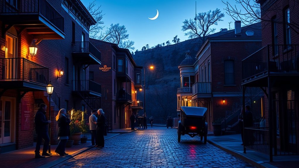 torchlit copper era haunted streets