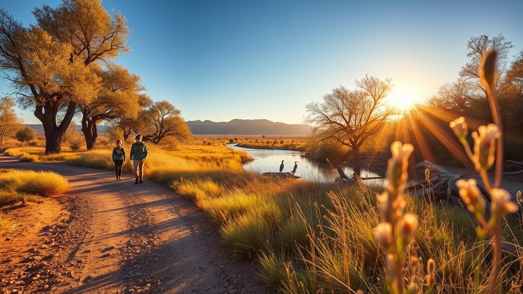 trails along verde river