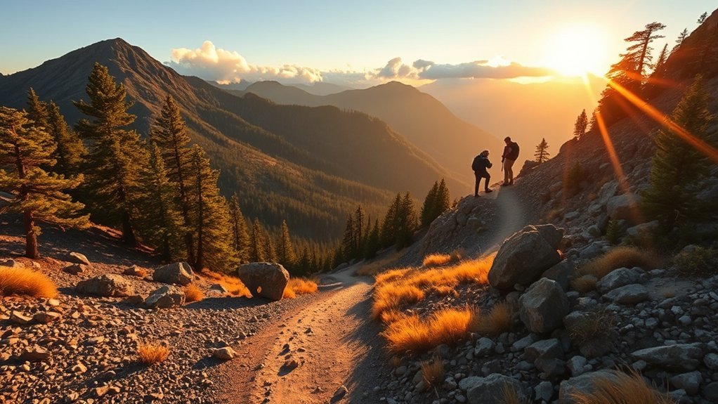 trails to scenic alpine wildlife