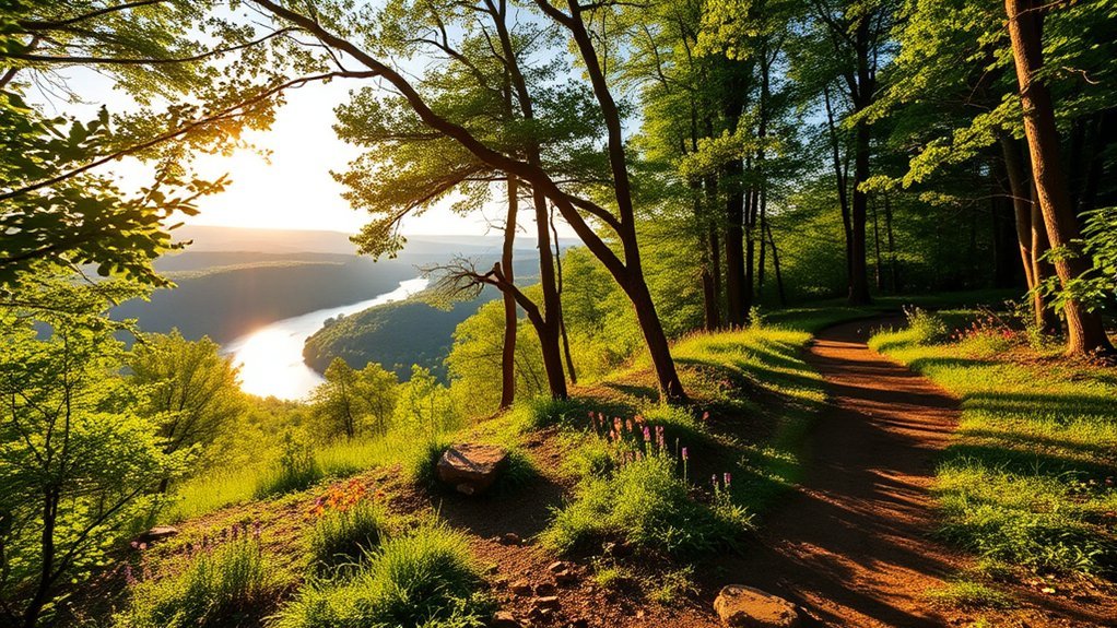 tranquil campground with amenities