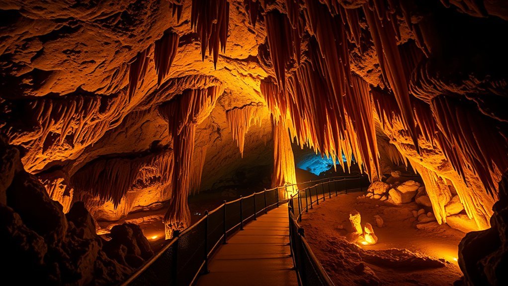underground guided cave tours
