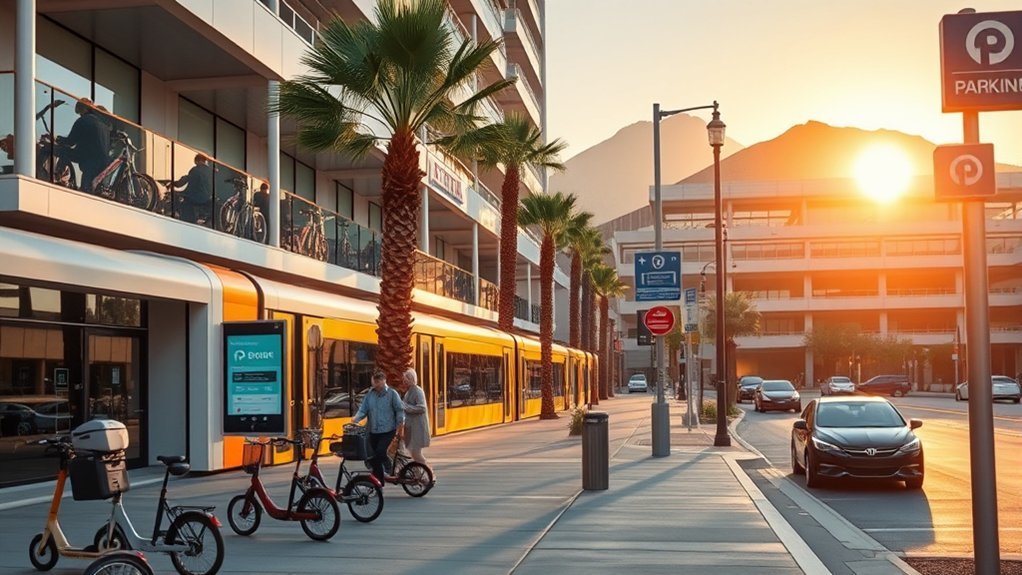 use transit bikes parking