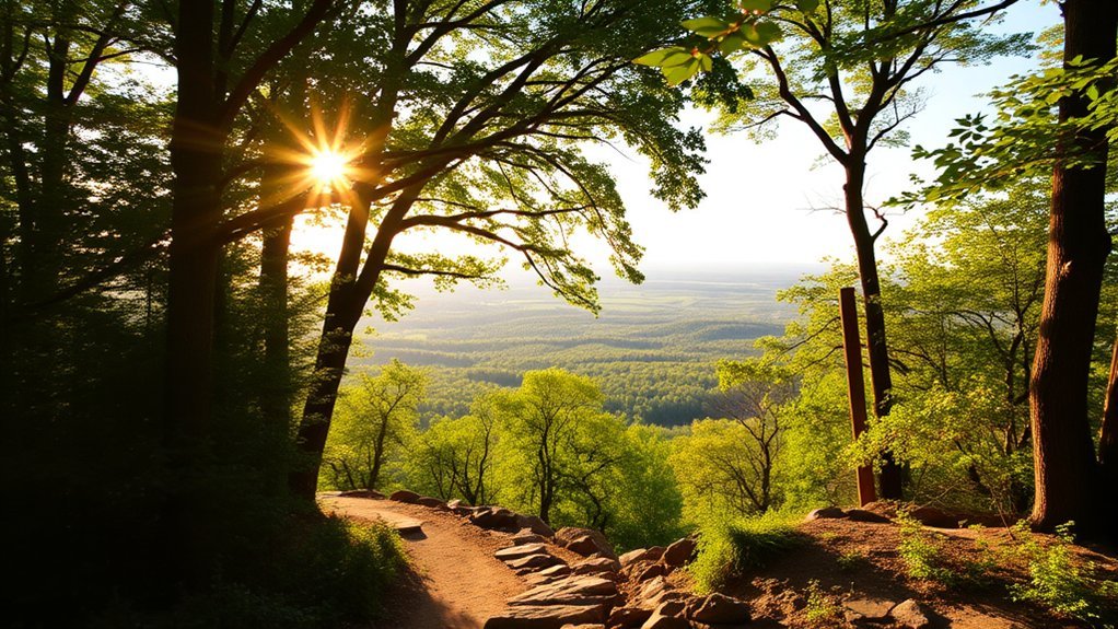 varied hiking trails available