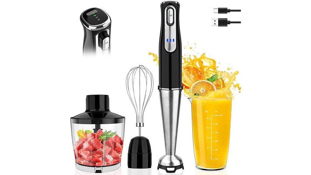 versatile cordless immersion blender