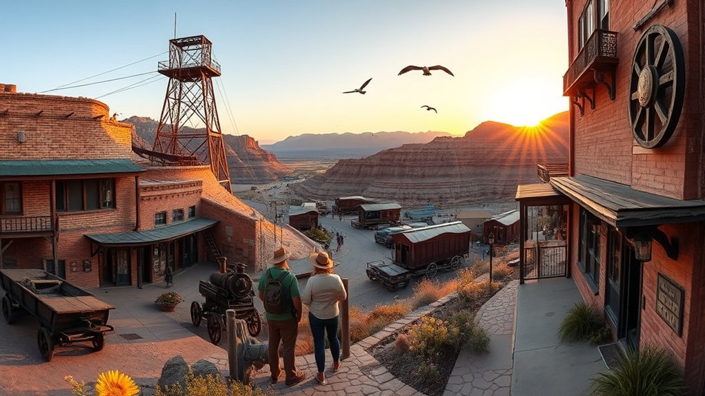 vertical mining town history