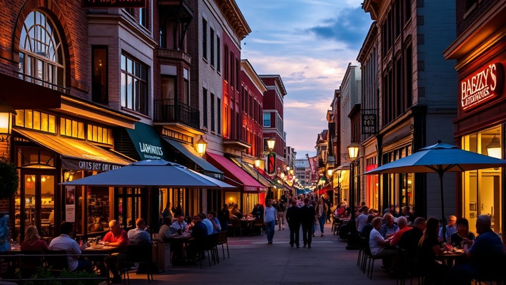 vibrant downtown dining scene