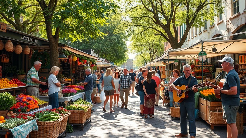 vibrant local produce market