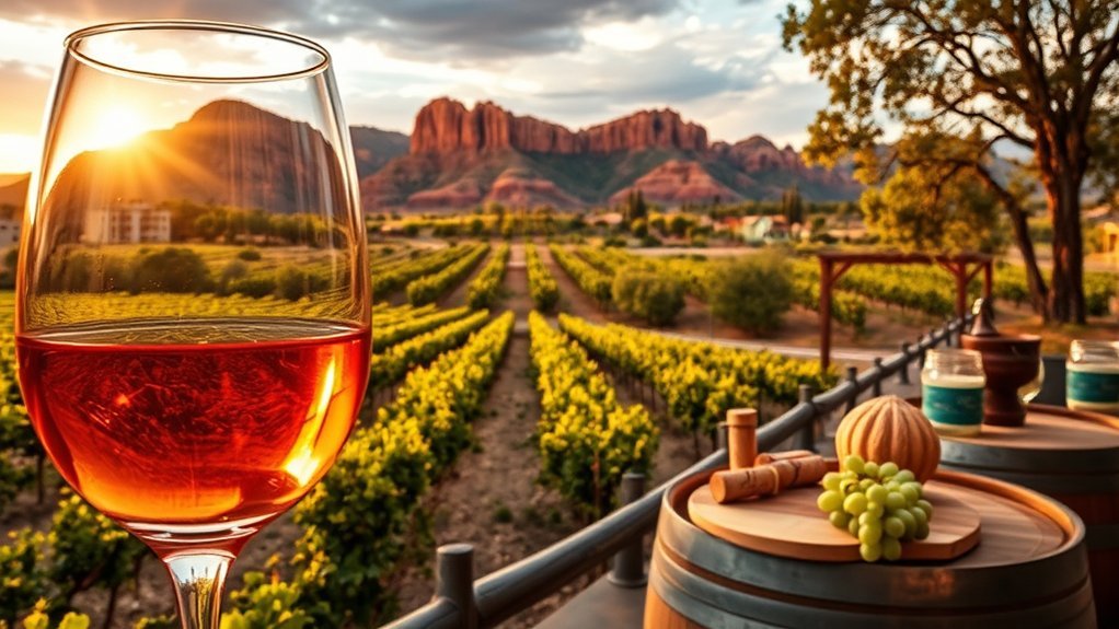 vineyard tastings amid canyons