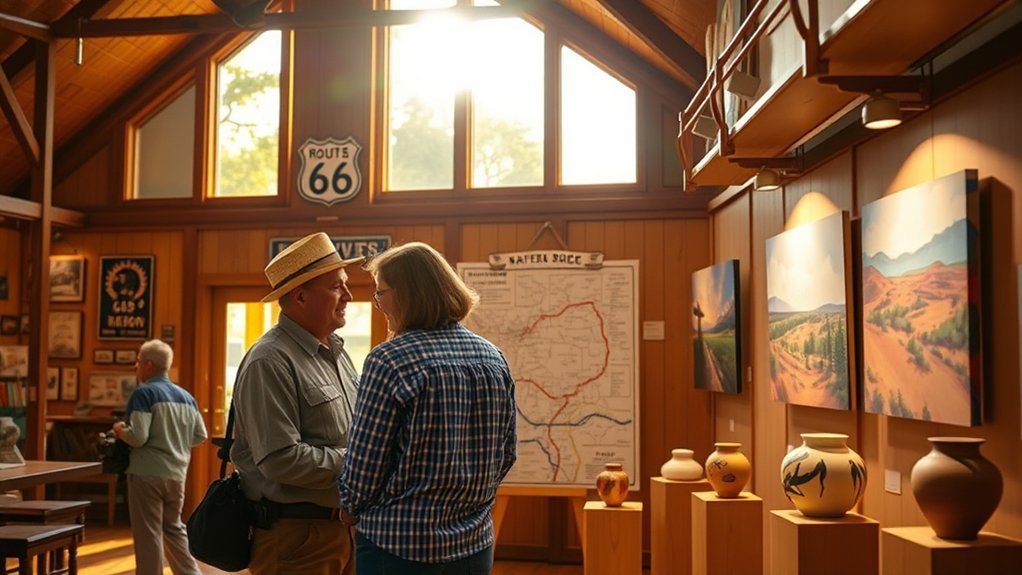 visitor center galleries trails