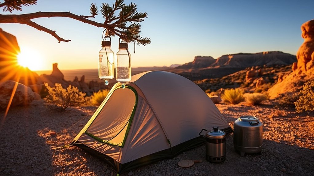 water shelter food essentials