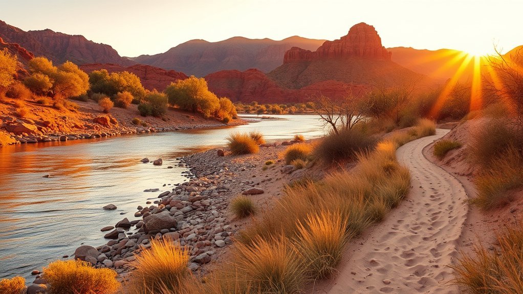 waterfront promenades and shorelines